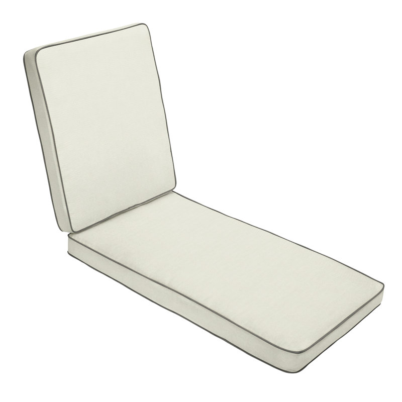 Coussin de siège / dossier d'extérieur Sunbrella, H 3 po x l 25 po x P 79 po