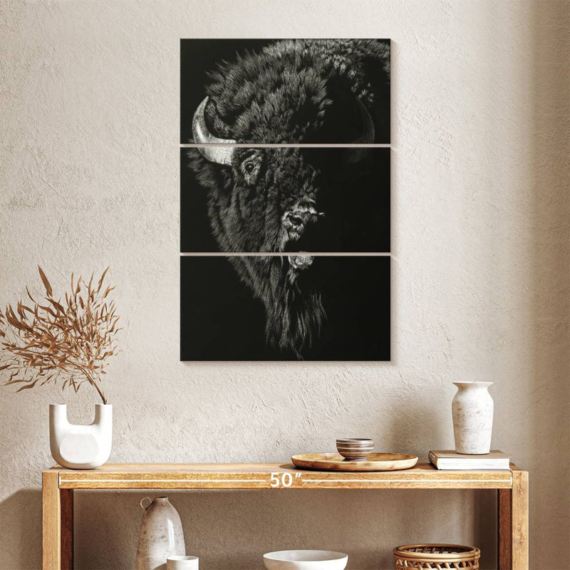 Brampt Wild Scratchboard II, 38" H x 24" W