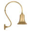 Thomas O'Brien, "Academy 15" Larrabee Barn Light in Hand-Rubbed Antique Brass with 7.5" Savannah Shade-1256107832