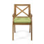Chaise de salle à manger 2 pièces avec 2 coussins Perla-936715987