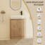 Meuble-lavabo sur pied simple 23 po avec comptoir en céramique-241603018