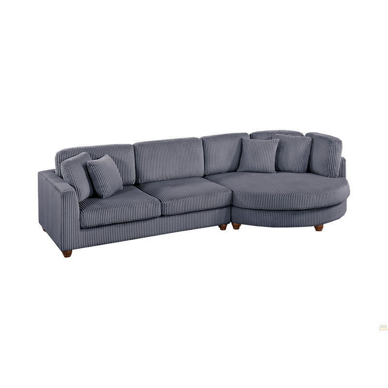 Ensemble modulaire 2 pièces Contemporary, Gris