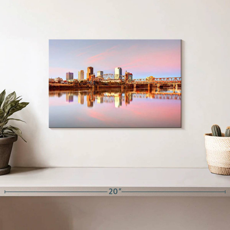 Nicci Little Rock Reflection, 8" H x 12" W