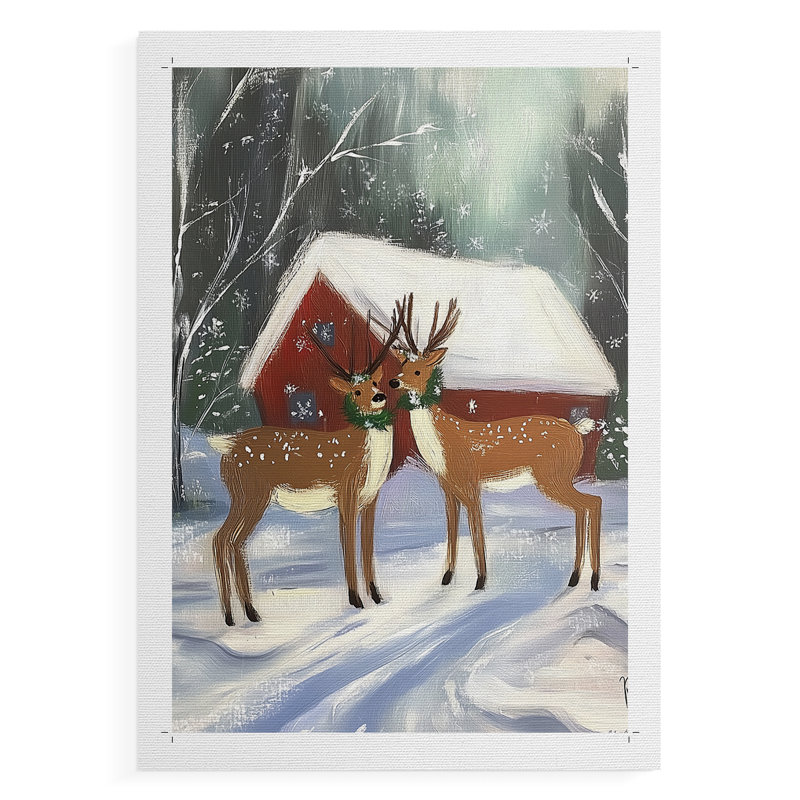 Fêtes de Noël, CDL XXII, impression sur toile seulement - non encadrée, H 60 po x l 40 po