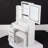 29.2" Small Size Vanity Table + Cushioned Stool-152383294