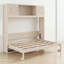 Lit escamotable double avec rangement-222213419