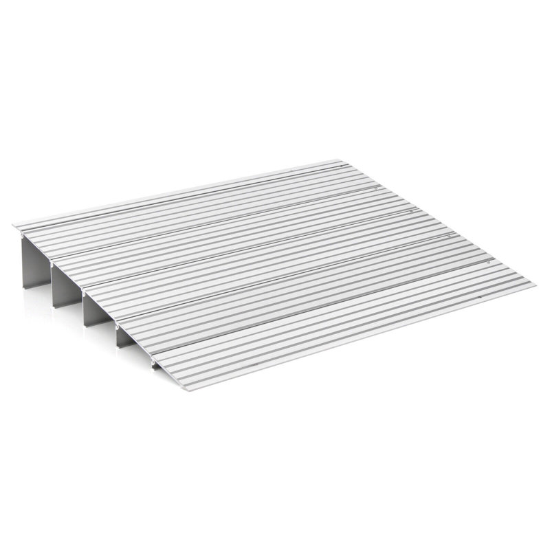 Rampe de seuil en métal Gymax, H 3 po x l 34 po x L 16,5 po