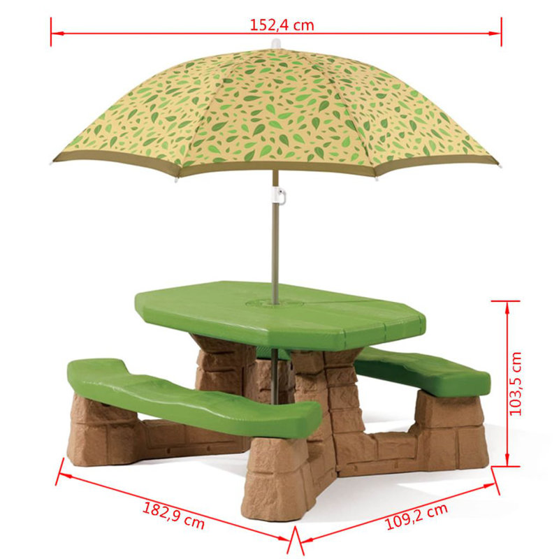 Step2 Picnic Table with Umbrella