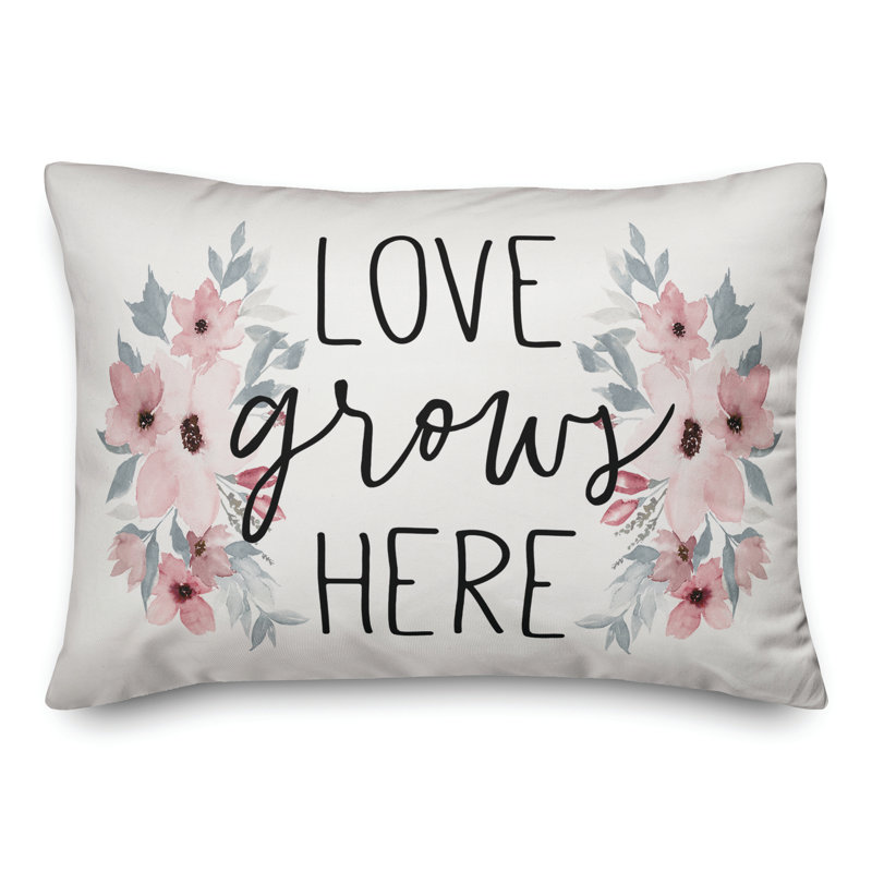 Floral Throw Pillow