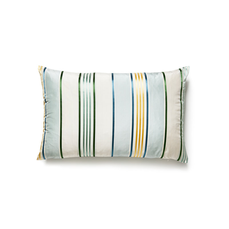 Charlotte Silk Lumbar Pillow Cover & Insert, Celadon