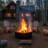  36" Round Steel Wood-Burning Fire Ring