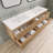 Alcester 71 " W Wall Mounted Double Vanity Bathroom Vanity With Resin Top-1039089960