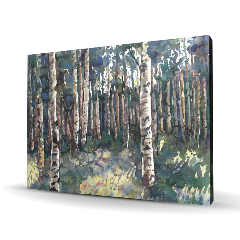 Birches - Illustrative Leaves Canvas for Home Decor | Art