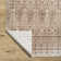 Tapis blanc / brun Chelsie