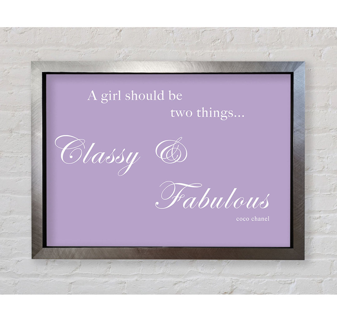 Classy N Fabulous - Drucken