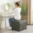 24" Faux Leather Storage Ottoman-1759433415