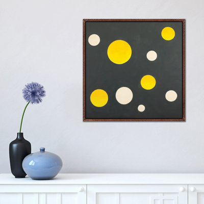Nine Completed Circles 1 Piece Wall Art on Canvas
