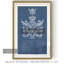 Héraldique sur marine IV - reproduction sur toile-1048013280-1048014575