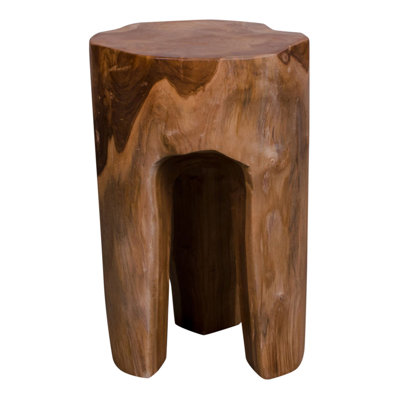 Rain Solid Wood Accent Stool