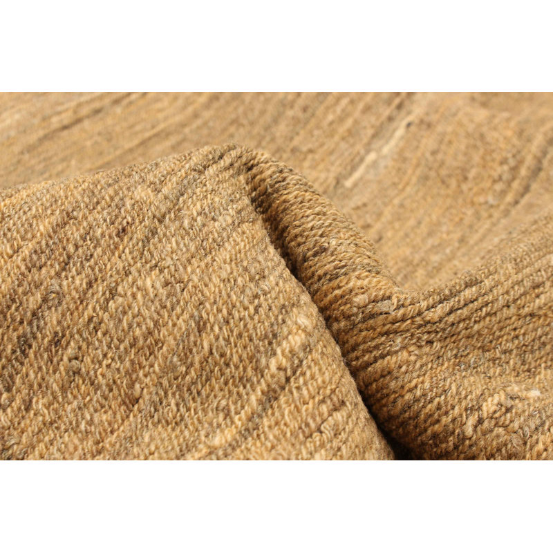 Tapisserie kaki naturel kilim 4 pi 11 po x 5 pi 11 po