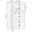 Belpre Rectangle Accent Cabinet