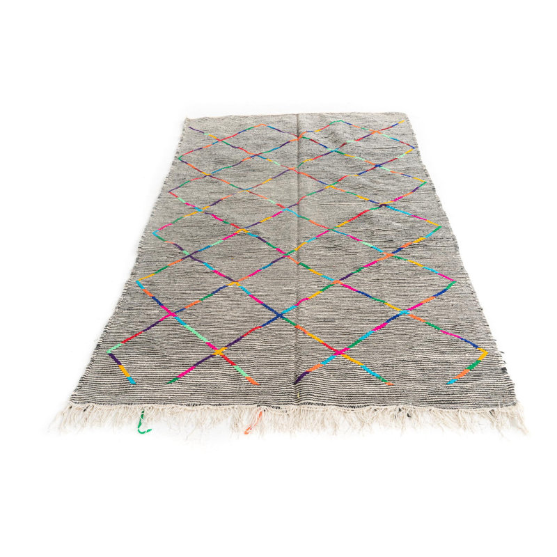 Tapis noir Parra