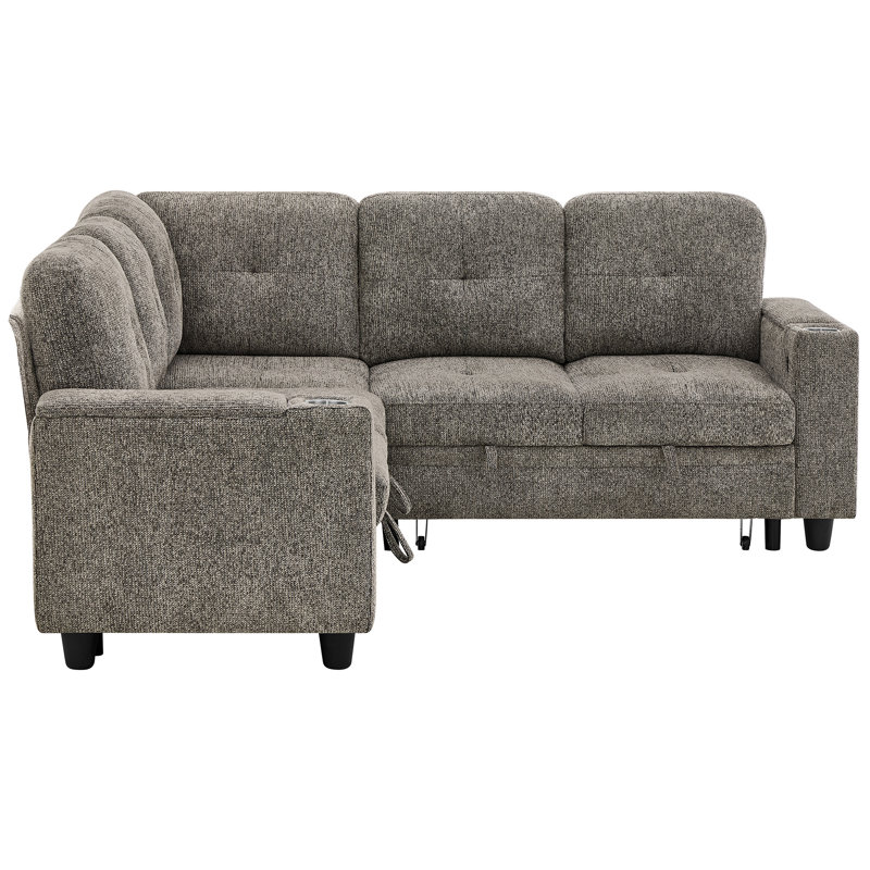 5 Seat Reversible L Shaped Sleeper Sofa