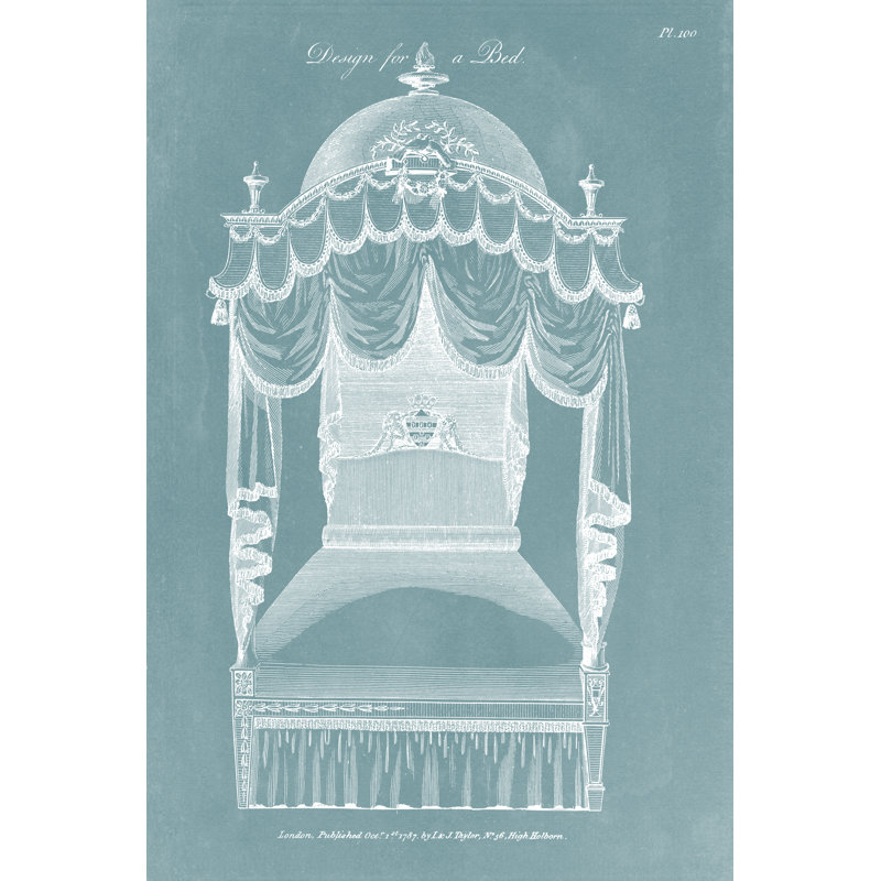 Design For A Bed III, H 48 po x l 32 po x P 1,25 po