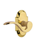 Cottage Plate Privacy (Bed & Bath) with Manor Lever