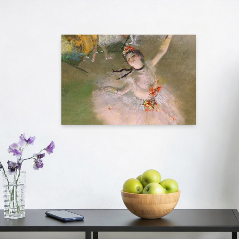Danseur sur scène, reproduction d'art classique classique contemporaine, H 12 po x l 18 po