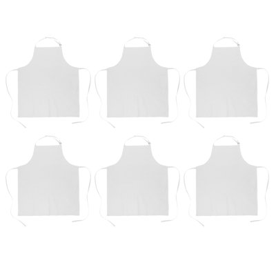 Solid Colour Cotton Bib Apron