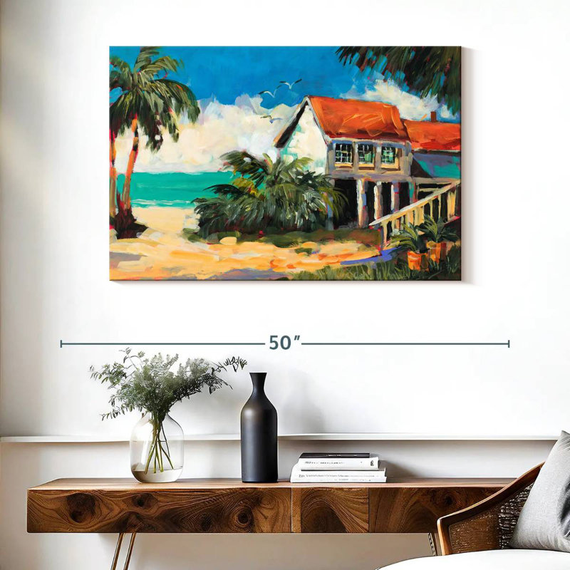 Escapade tropicale Gillard, H 26 po x l 39 po