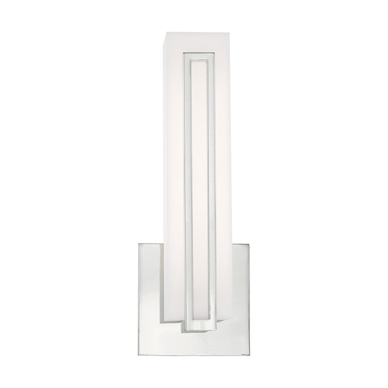 Applique murale articulée 1 lumière DEL Itzayana, Chrome poli