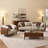 86.6'' Wide Faux Leather 3-seat Sofa with Pillow Armchair and Metal Legs, Mid-century Modern Sofa Couch for Bedroom, Lliving Room, Guest Room-123176102-123176105