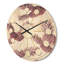 Horloge murale en bois Pineapple Summer Bliss III-63892587