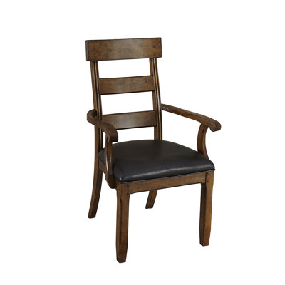 Hayashi 18.9'' H Faux Leather Upholstered Armchair
