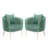 Chrystina 28.74'' Wide Tufted Velvet arm chair-1547535618