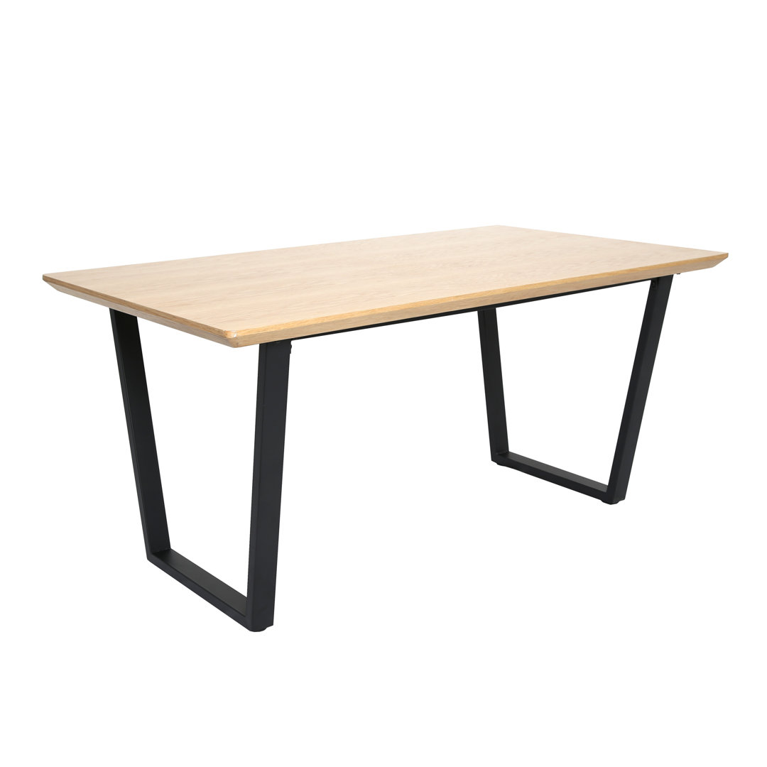 Asfand 160Cm Oak Veneer Dining Table
