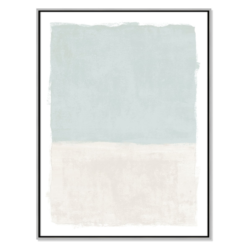 Ocean Tides I Print by Natalie Carpentieri, 31.5'' W x 41.5'' H, Silver Floater