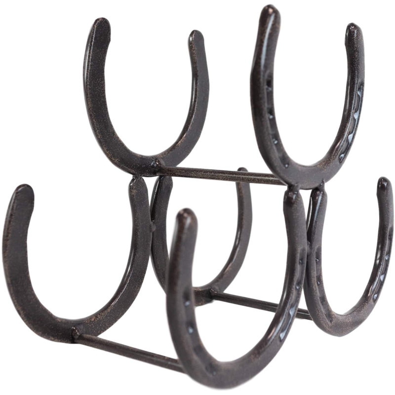 Irton Tabletop Wine Bottle Rack in Black