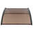 Household Front Door Window Awning Canopy , Polycarbonate Rain Cover With Abs Brackets, Waterproof Sunshade For Home Exterior-124422876-124422873