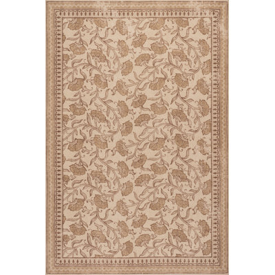  Rosienne Floral Transitional Wool-blend Rug