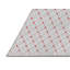 Tapis gris/rouge à motifs Billerica-779480568