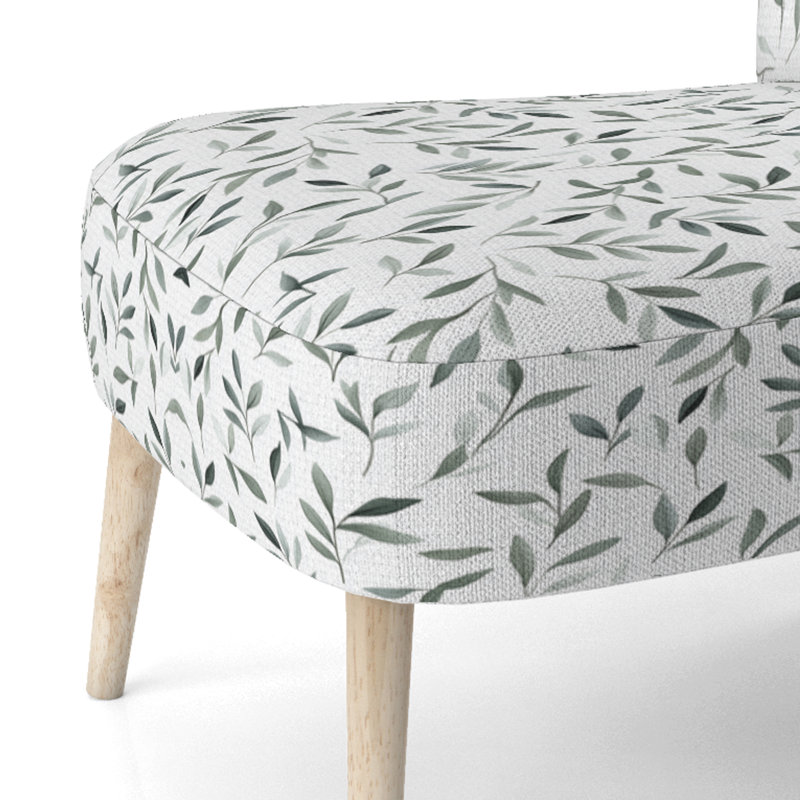 Chaise d'appoint Floral - Chaise d'appoint olive silencieuse Olive, Chaise d'appoint sans accoudoirs