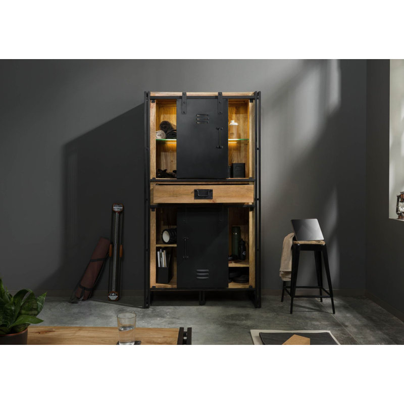 BLACKBURN 105cm Solid Wood Sideboard
