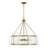 Genry 5-Light Hubbs in Warm Brass-756492694