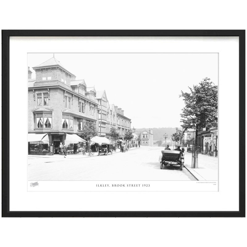 Ilkley, Brook Street 1923 - Single Picture Frame Print, 40cm H x 50cm W x 2.3cm D