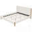 Boucle Thick Headboard Platform Bed-1332900075