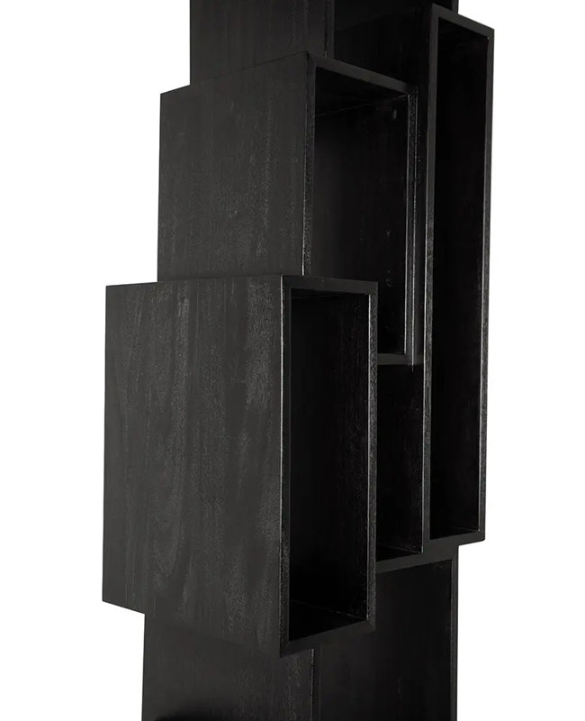 Lincoln Solid Wood Geometric Bookcase