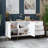 69” Wide 12 Pair 3 Drawers Accent Shoe Storage Cabinet